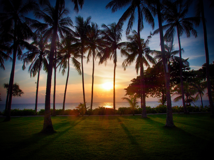 Sunset on Lombok Island